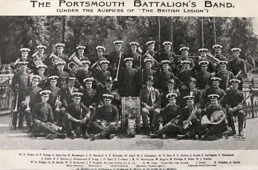 Portsmouth Battalions Band Under Auspices British Legion